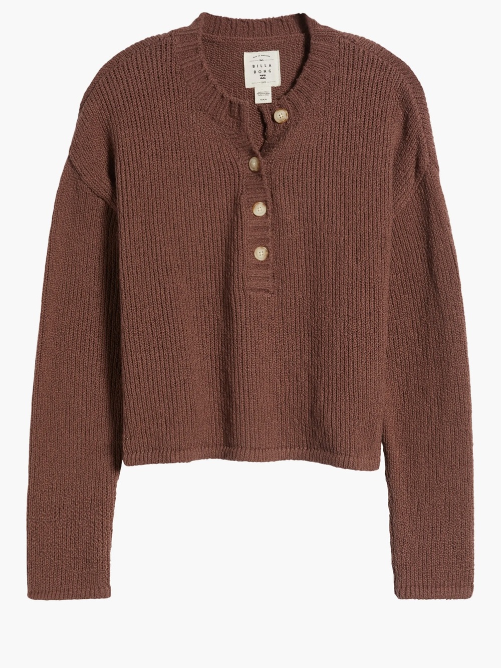 Billabong Shallow Waters Cotton Blend Sweater - Picture 6 of 6